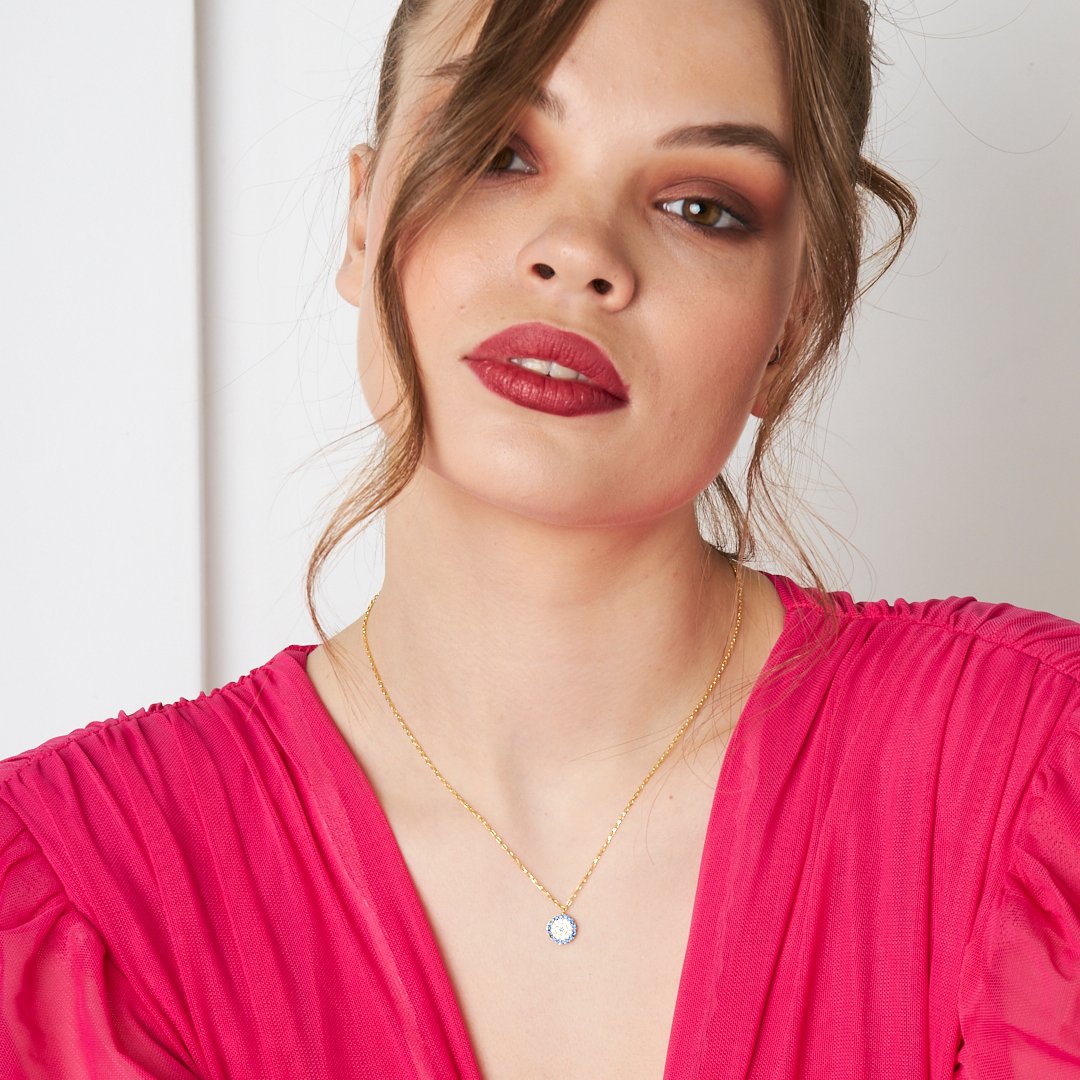 Böses Auge Modell Halskette