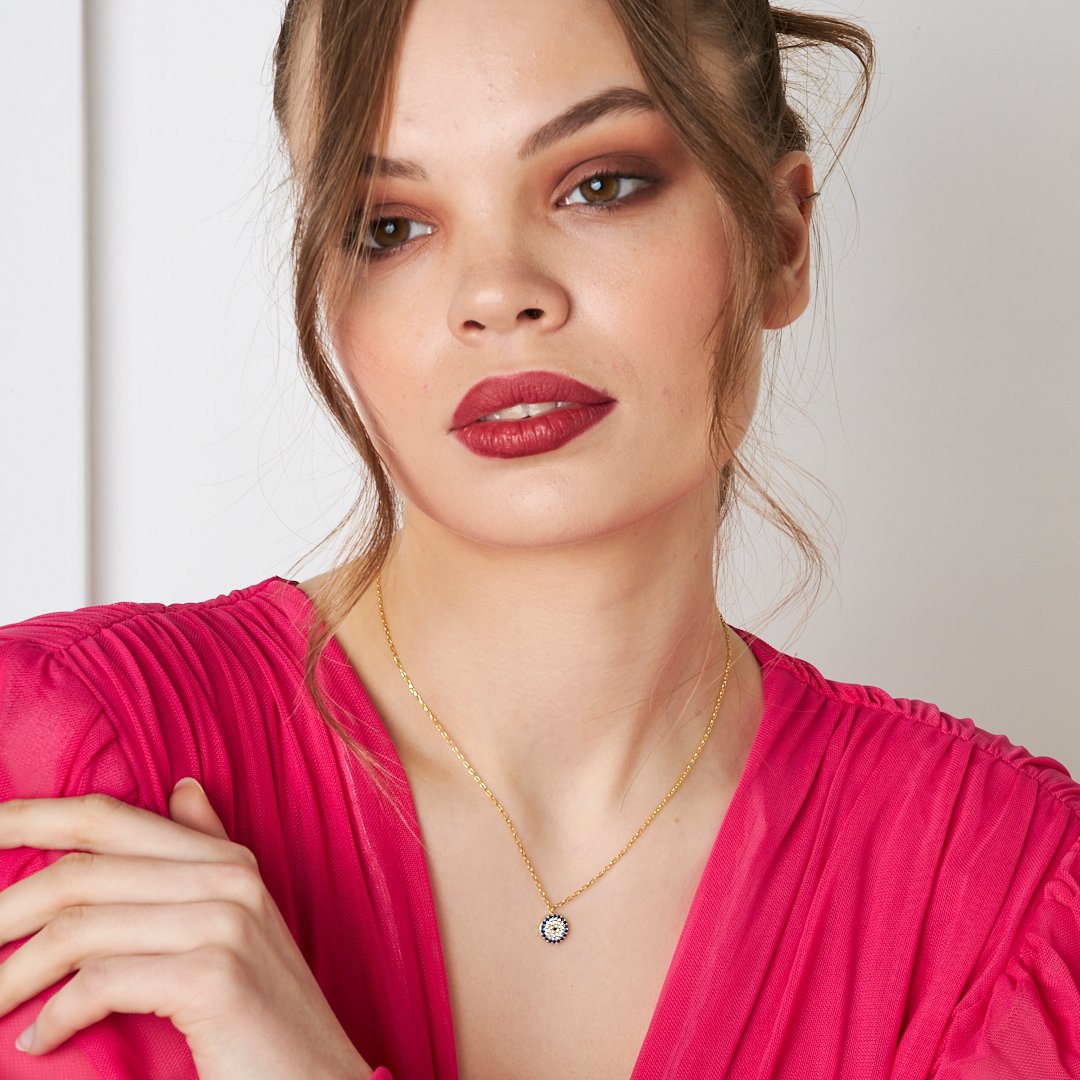 Böses Auge Modell Halskette