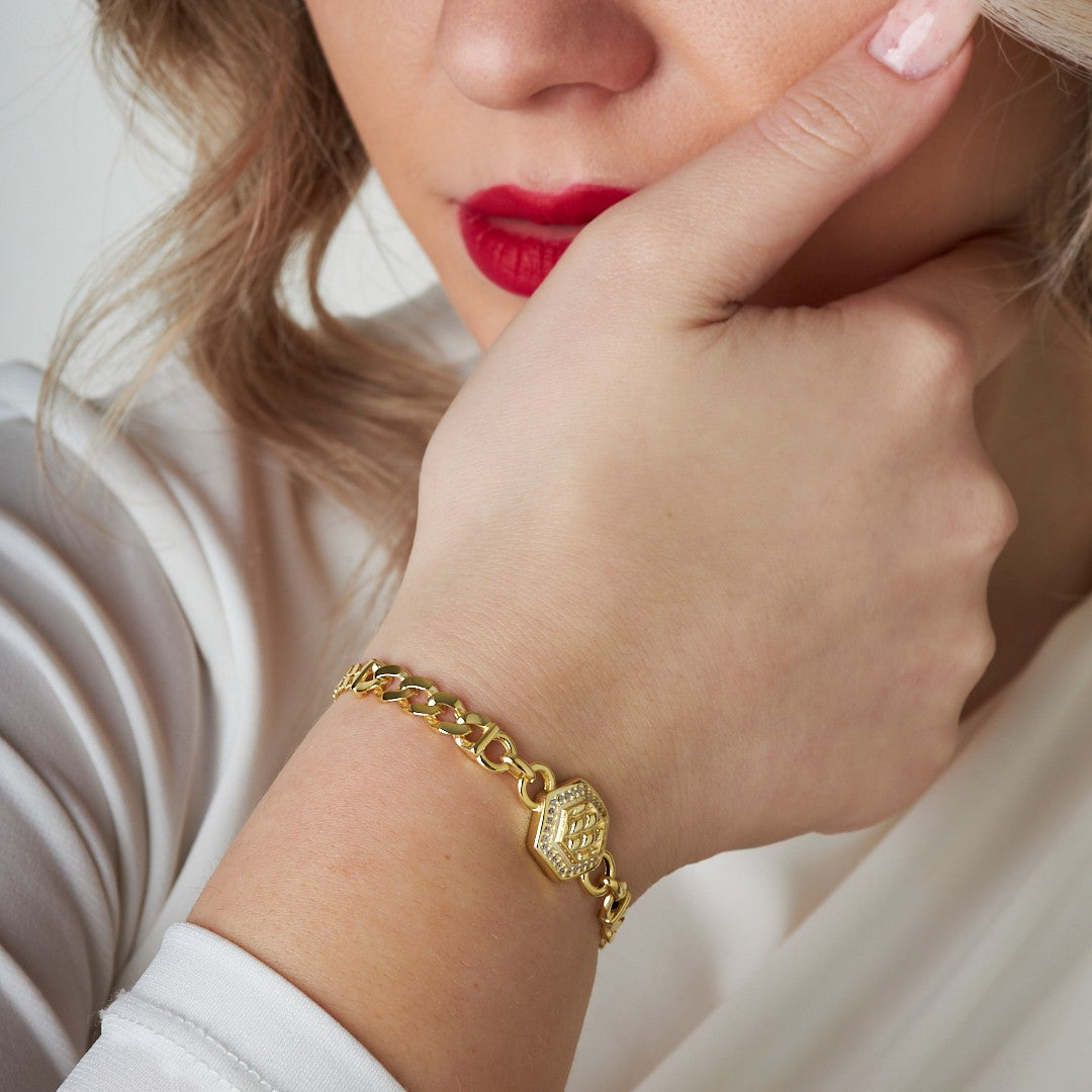 Sechseckiges Gourmet Armband