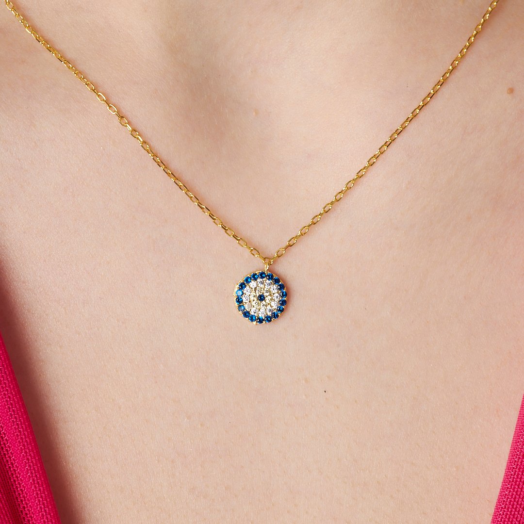 Böses Auge Modell Halskette