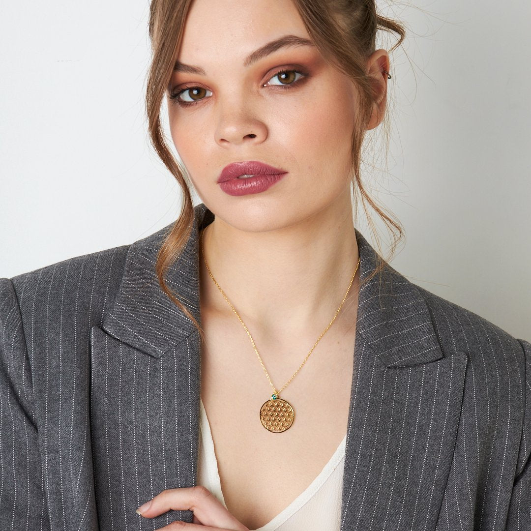 Blume des Lebens Halskette