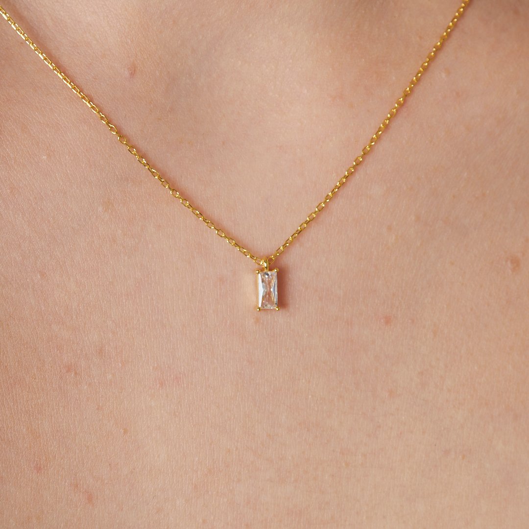Diamant Passion Baguette Halskette