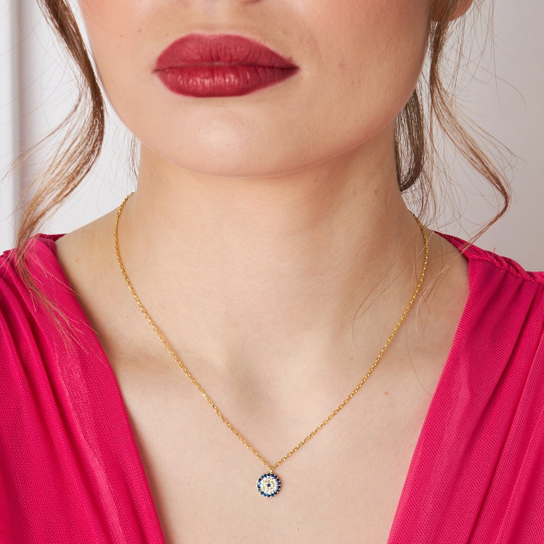 Böses Auge Modell Halskette