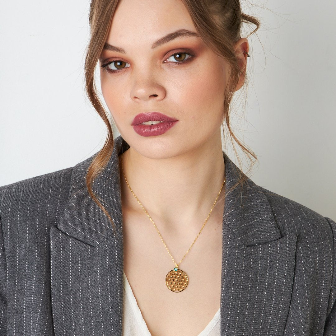 Blume des Lebens Halskette