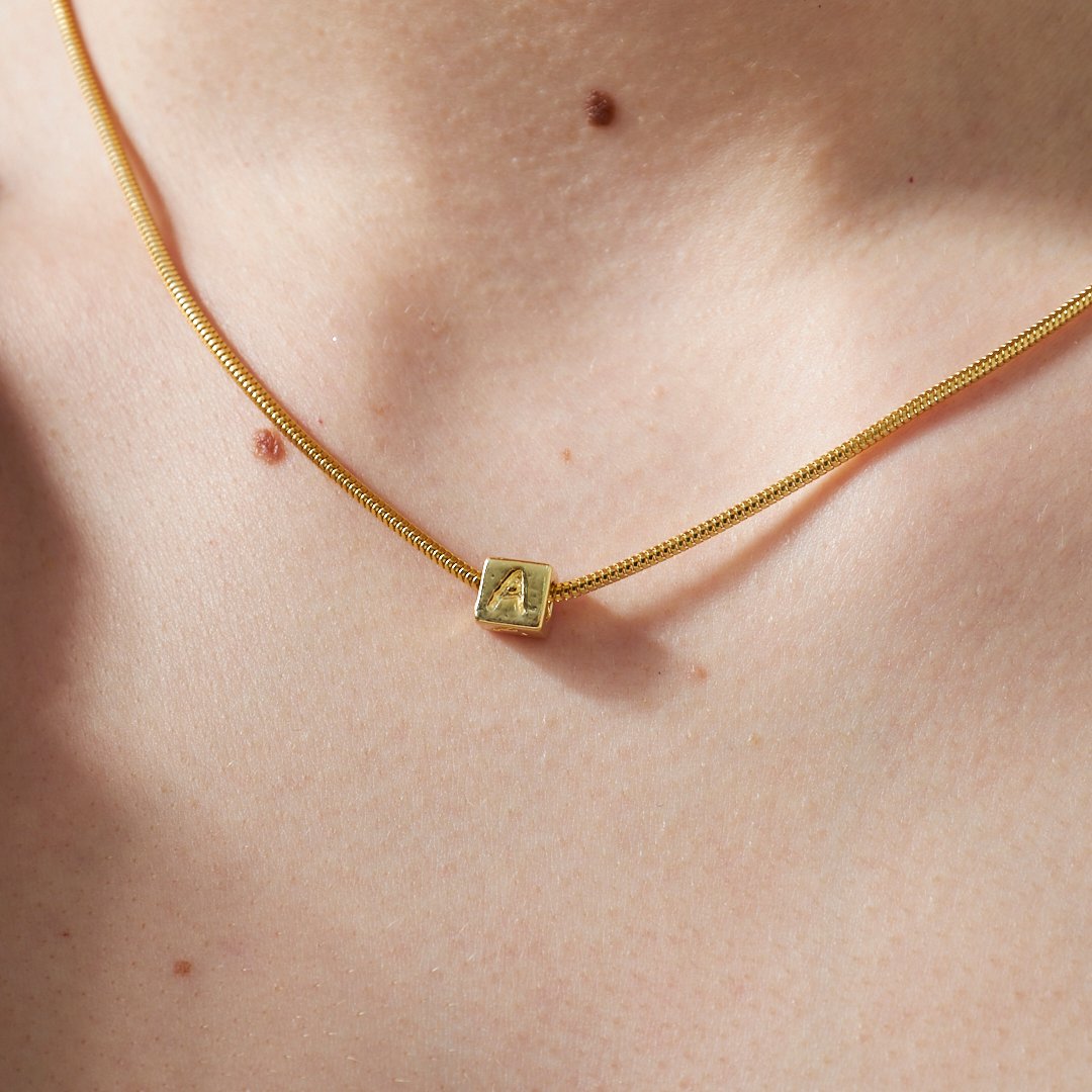 Letter Cube Chain Set