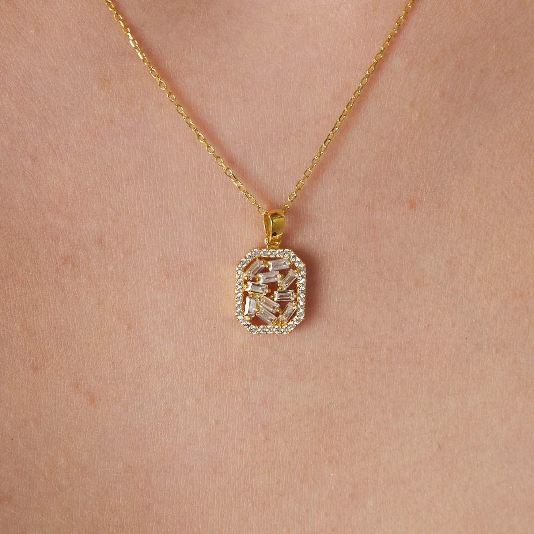 Baguette Welt Halskette