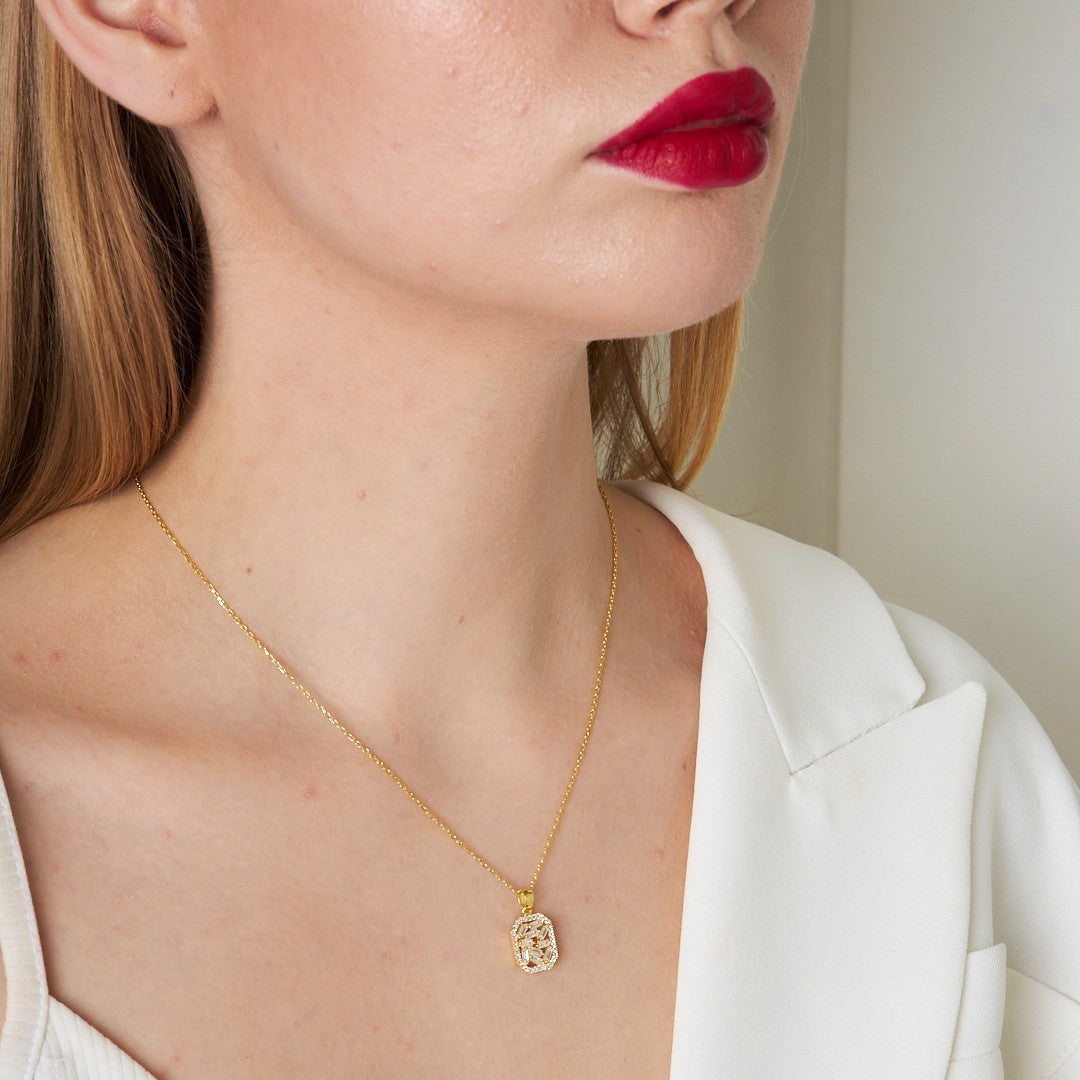 Baguette Welt Halskette