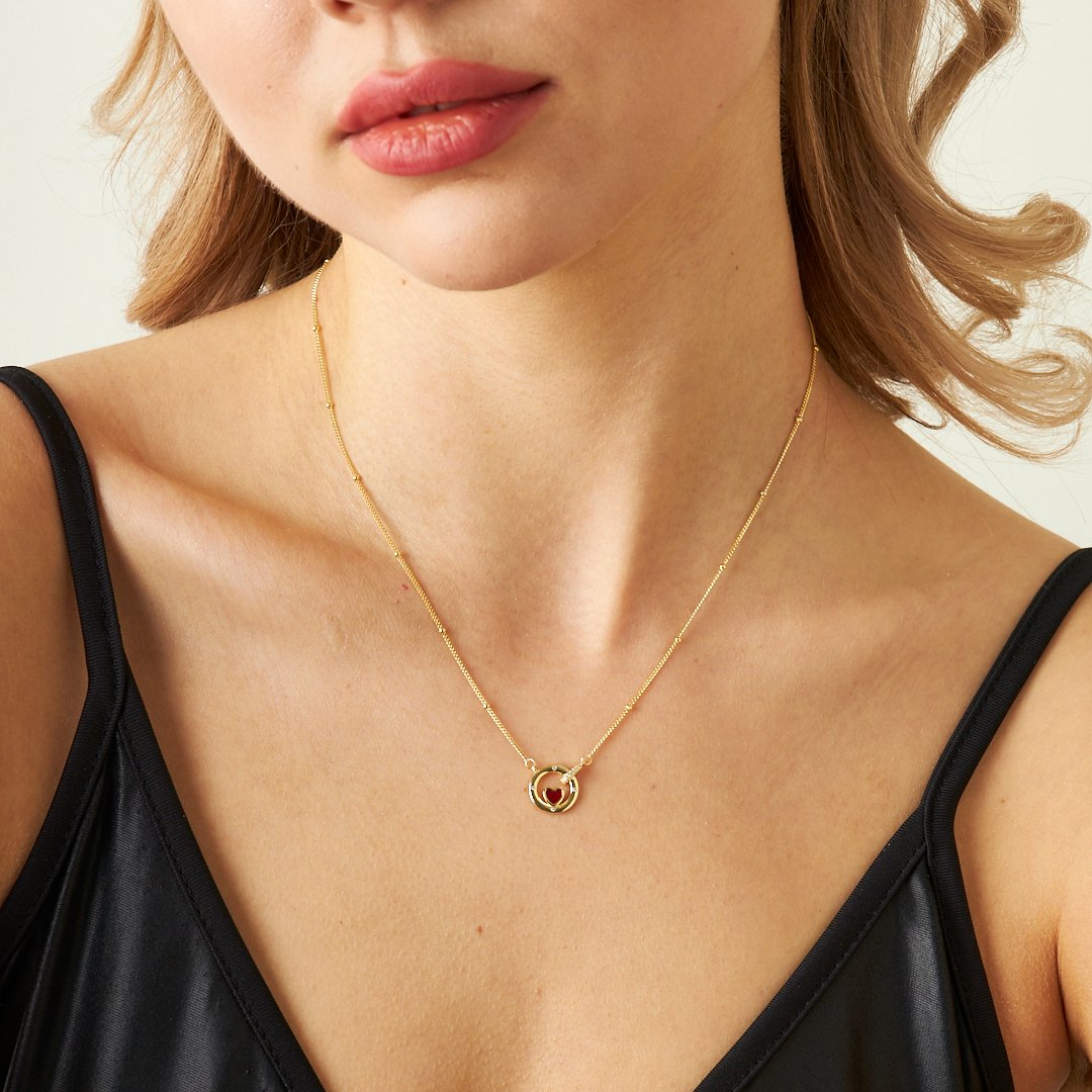 Bulk Kette Halskette mit Rahmen Herz