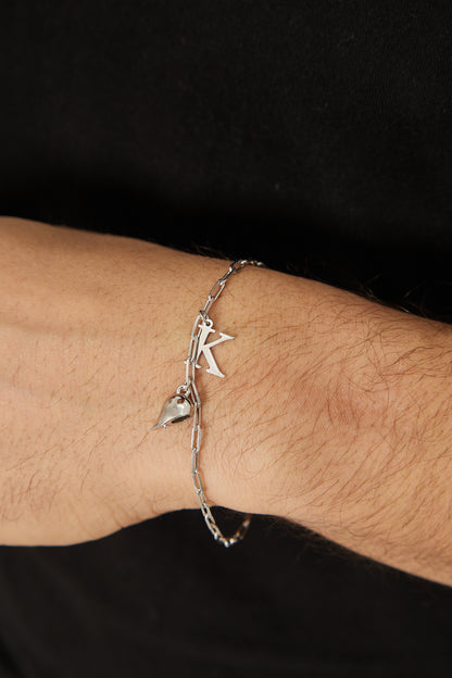Magnetisches Herz Buchstaben Paar Armband
