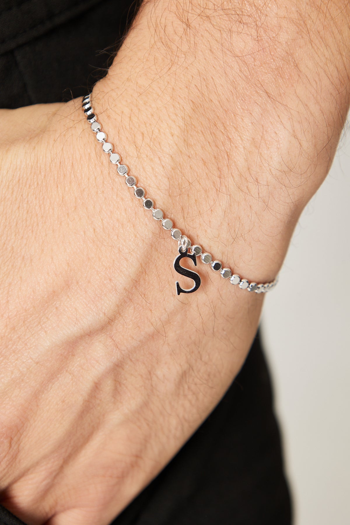 Buchstabe Bulk Chain Couple Armbänder