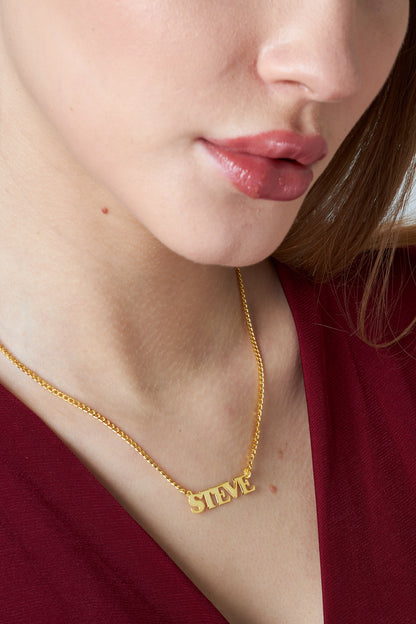 Gurmet Kette Name Halskette