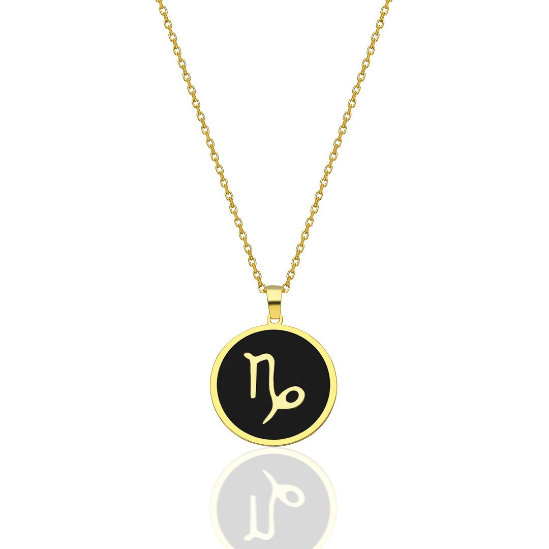 Colorful Capricorn Horoscope Necklace