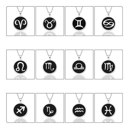 Colorful Aquarius Horoscope Necklace