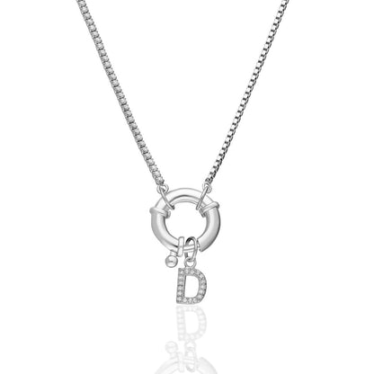 Letters - Waterway and Chain Letter Necklace