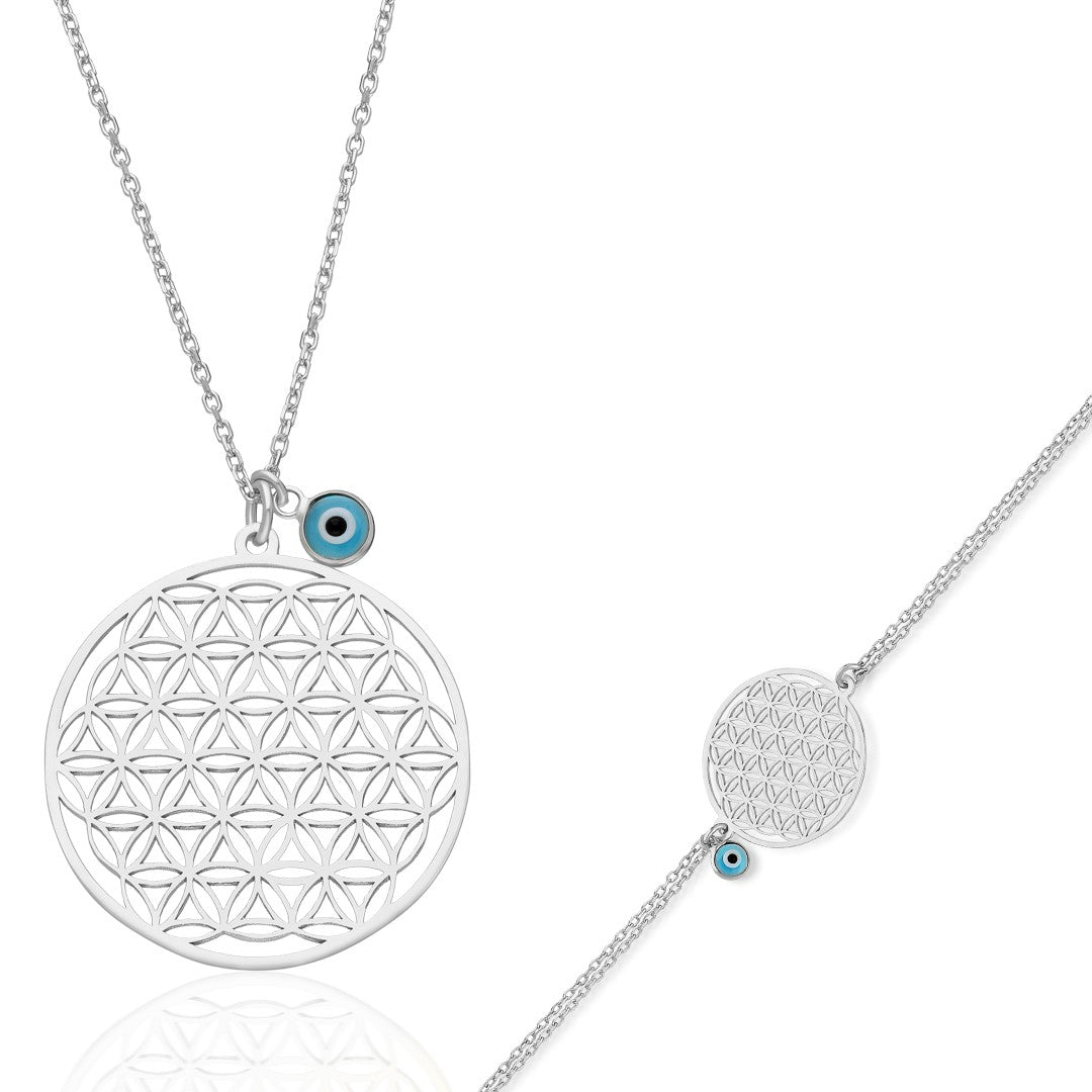 Evil Eye Life Flower Set