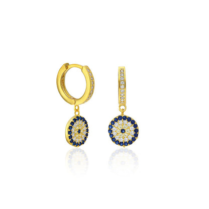 Cute evil eye earrings