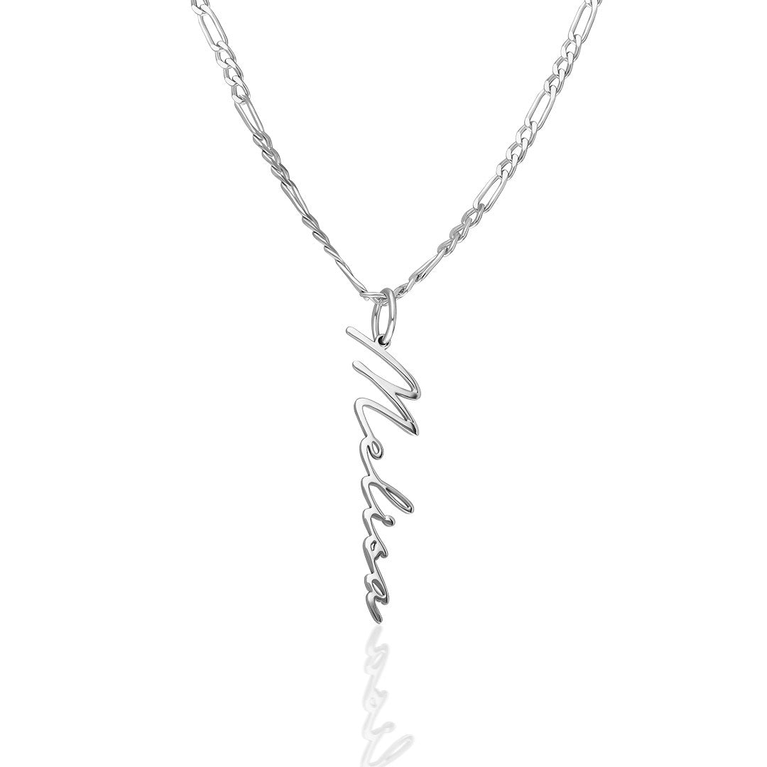 Name Necklace - Name Necklace with Vertical Design