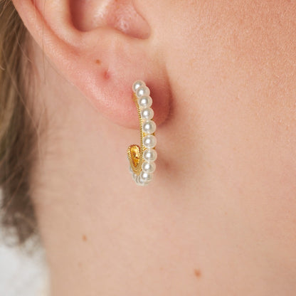 pearl earrings