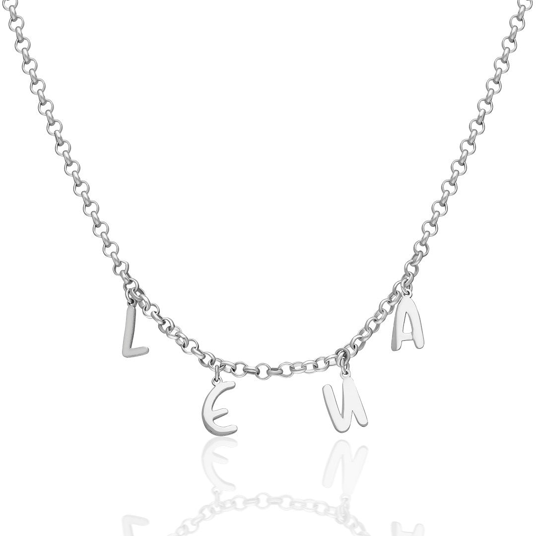 Name Necklace - Name Necklace with 4 Letters