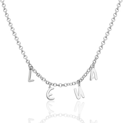 Name Necklace - Name Necklace with 4 Letters