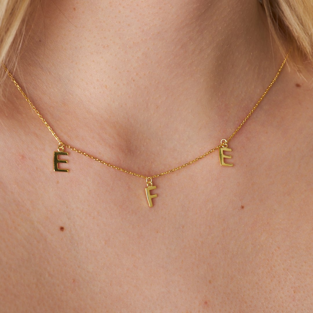 Name Necklace -Simple Necklace with Name Inscription