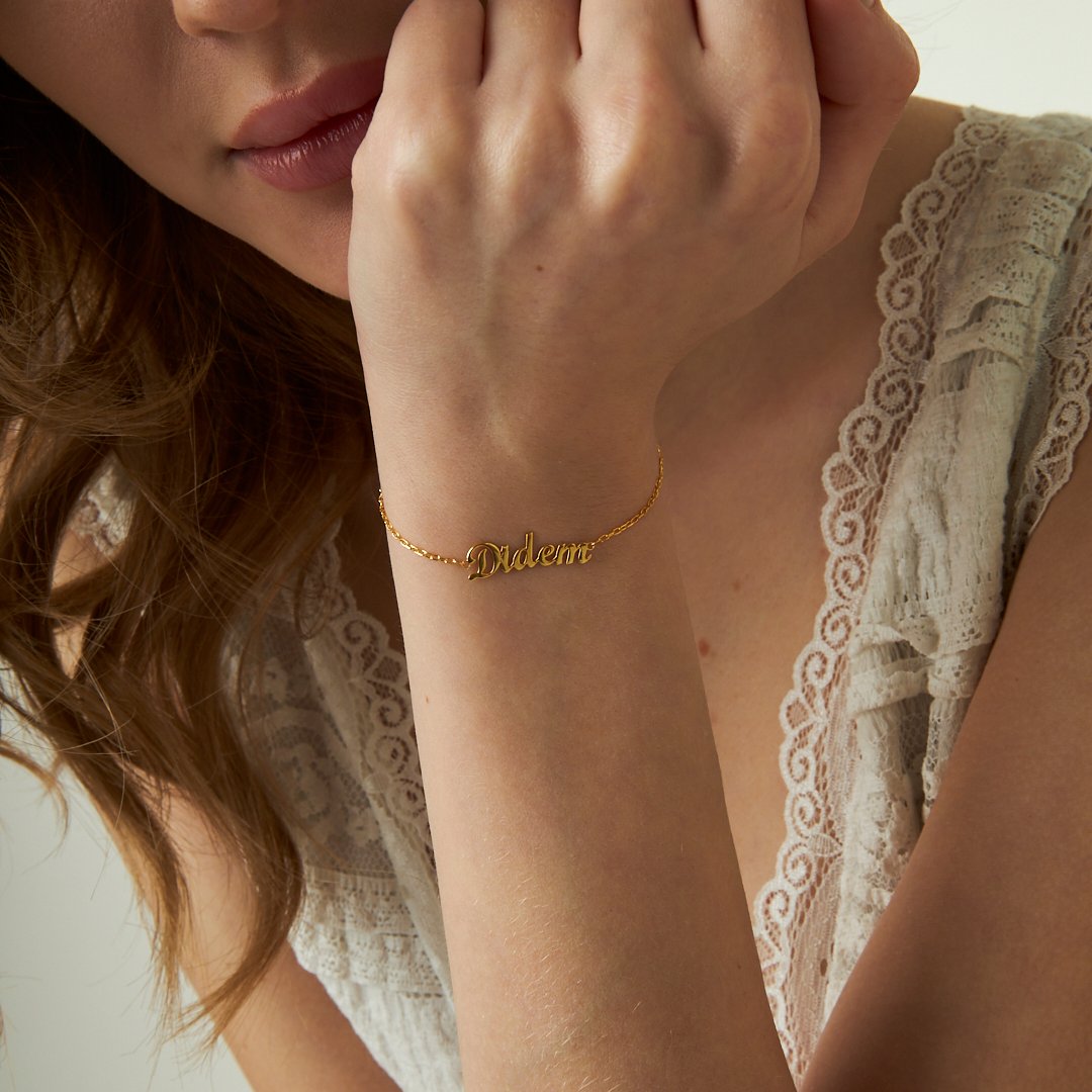 Name Bracelet - Simple Chain Bracelet Named