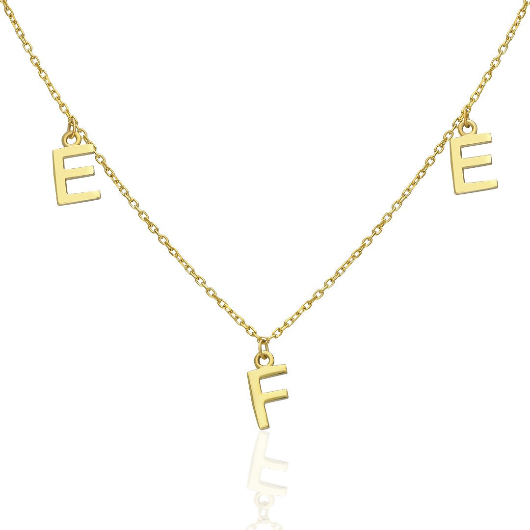 Name Necklace -Simple Necklace with Name Inscription