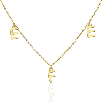 Name Necklace -Simple Necklace with Name Inscription