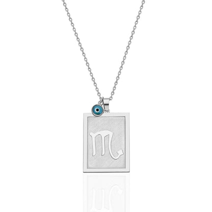 Evil Eye Scorpio Horoscope Necklace