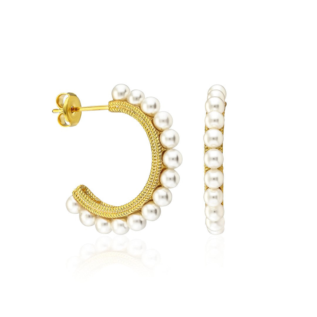 pearl earrings