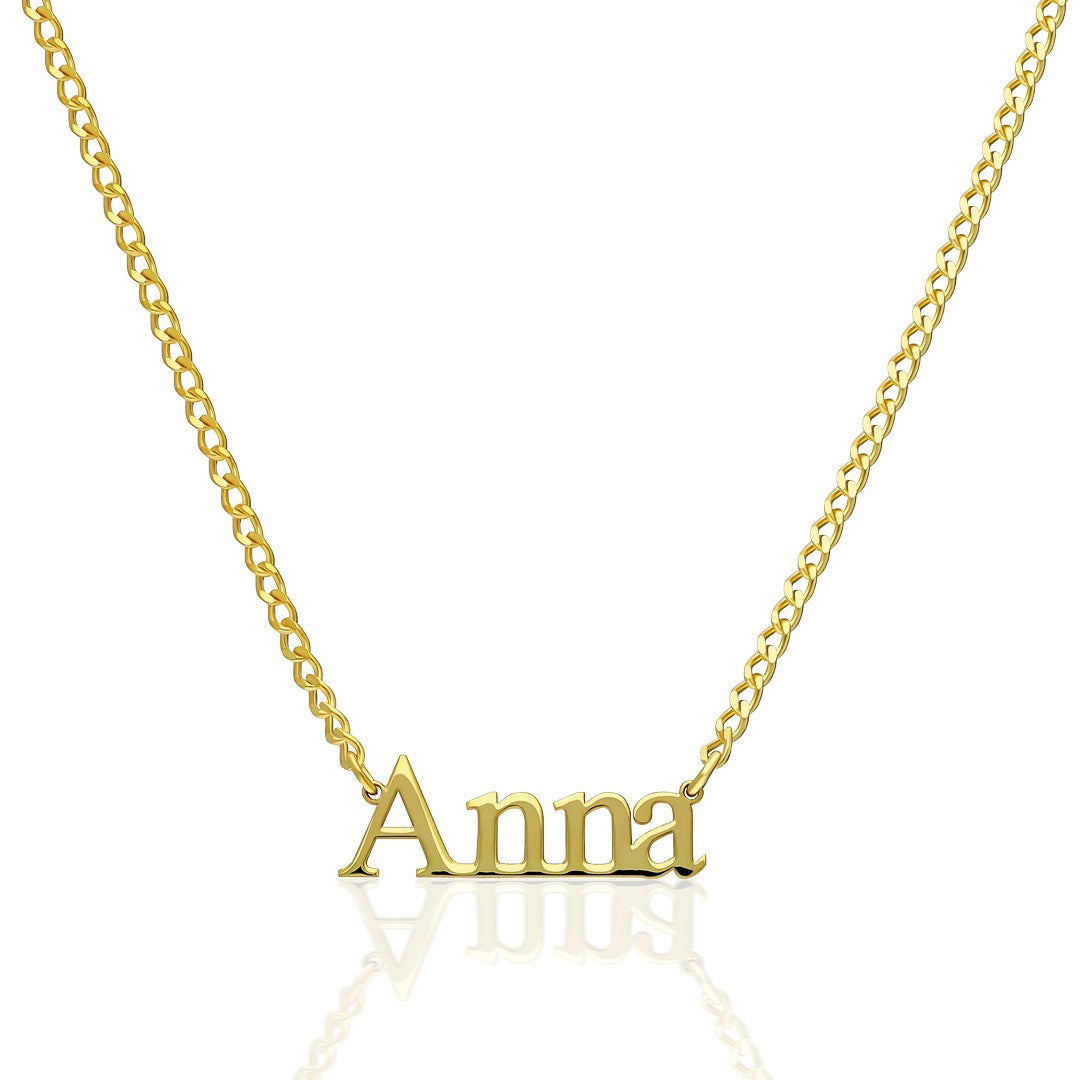 Name Necklace -Reflection Name Necklace