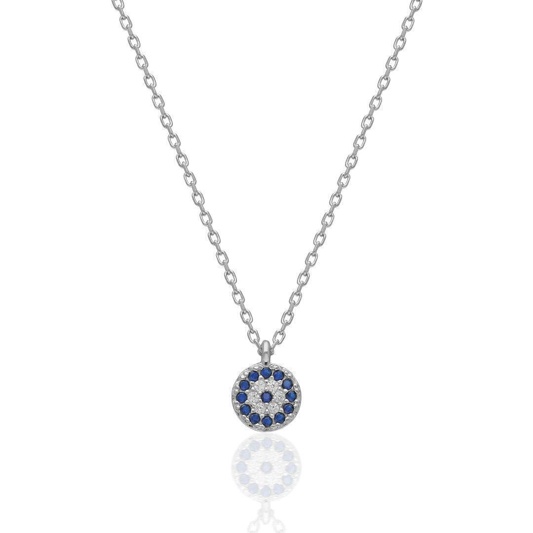 Mini evil eye necklace