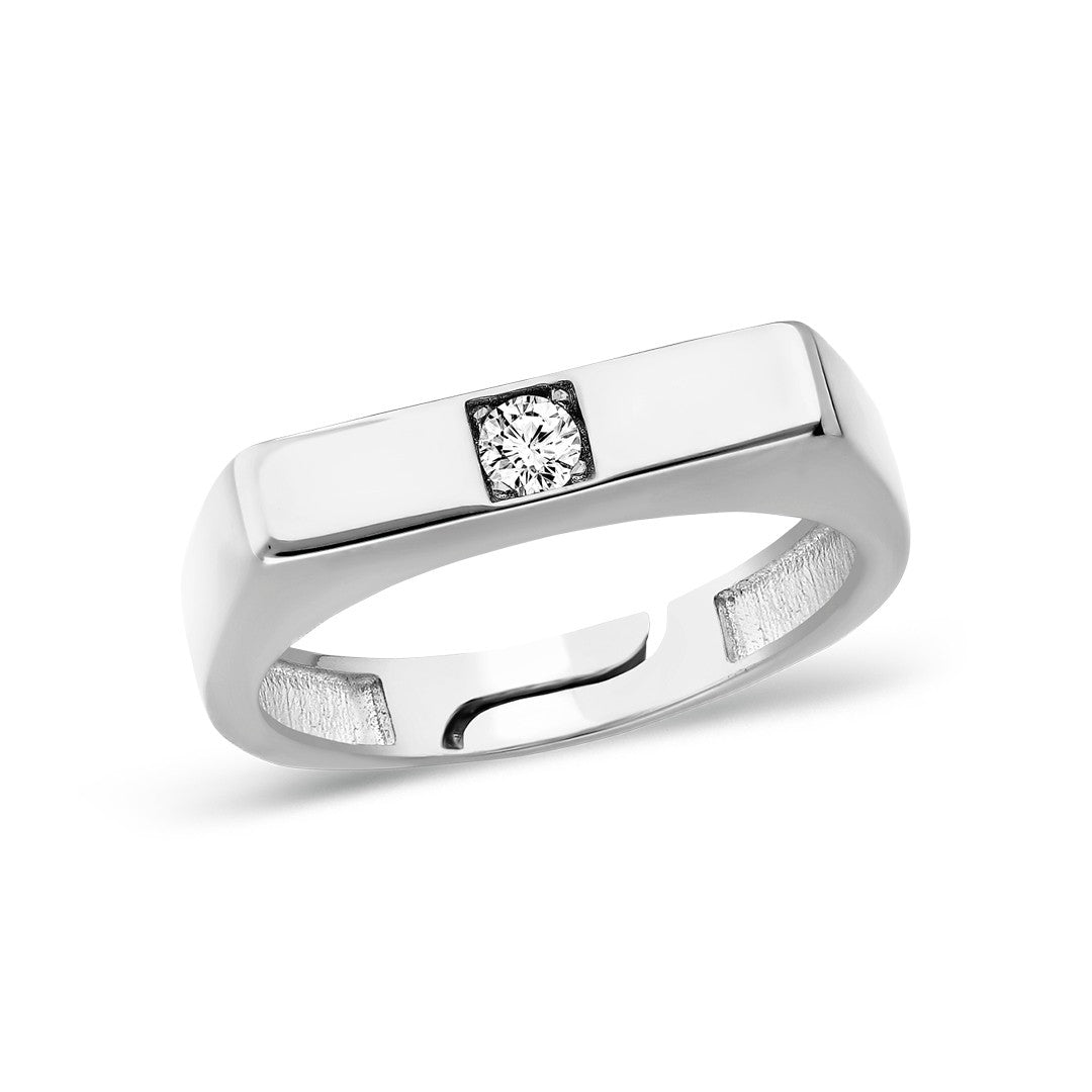 Basic solitaire ring