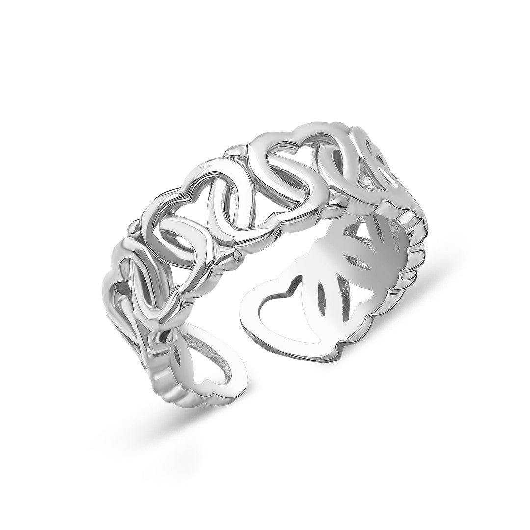 Heart Ivy Ring