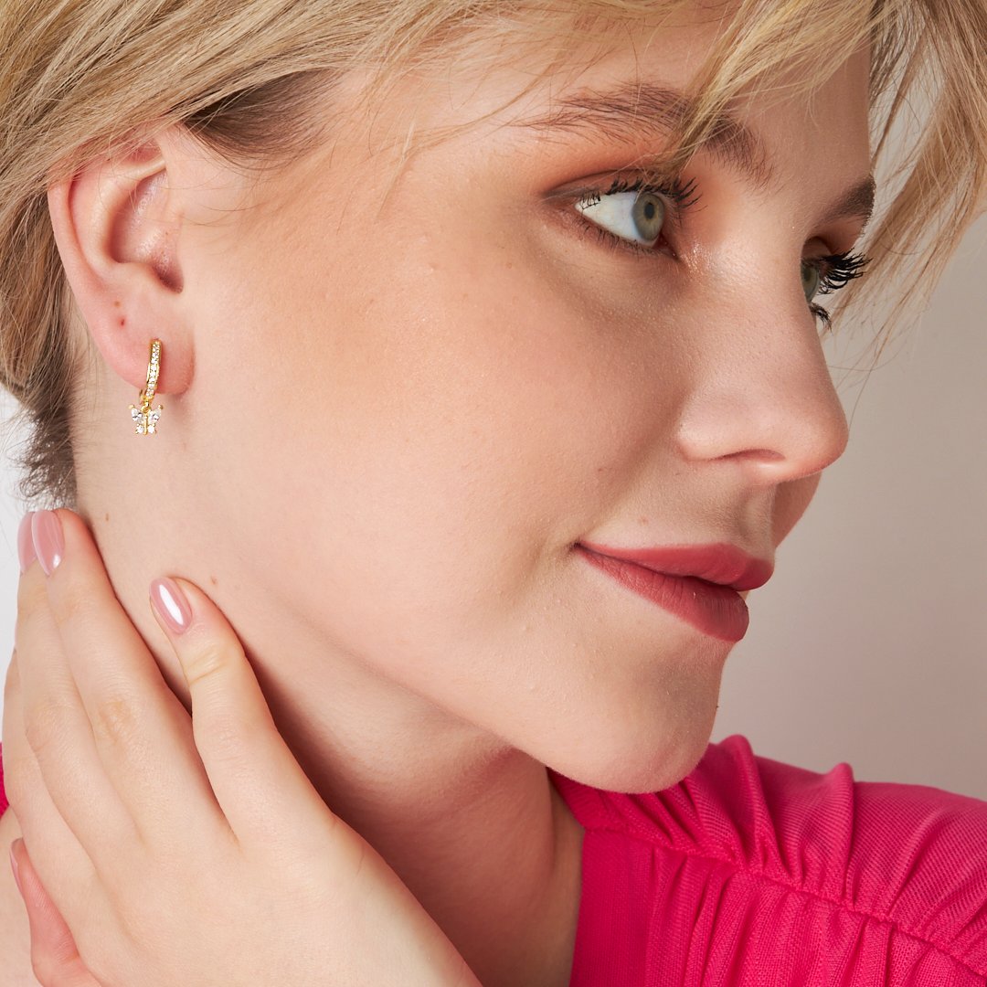 Mını butterfly earrings