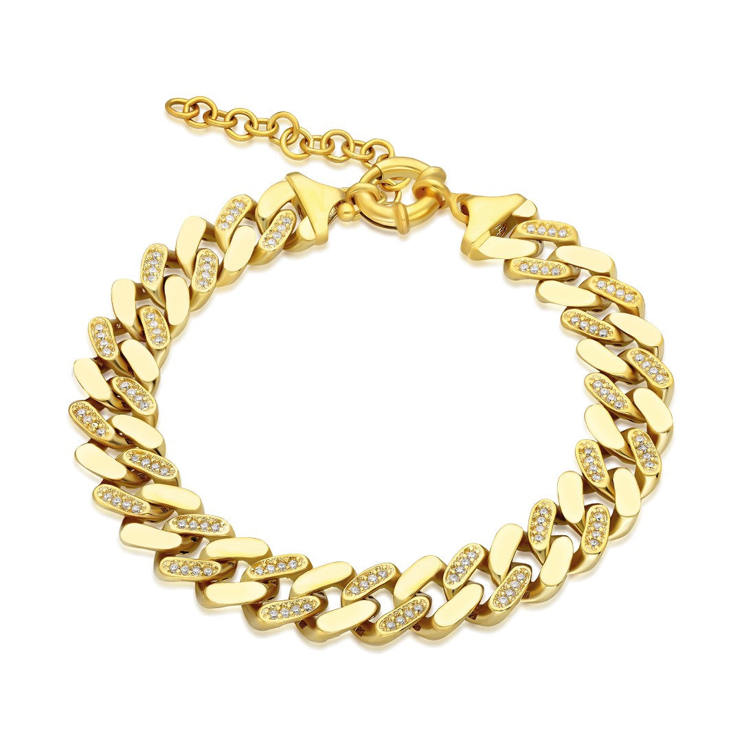 Half Gourmet Zirconium Bracelet