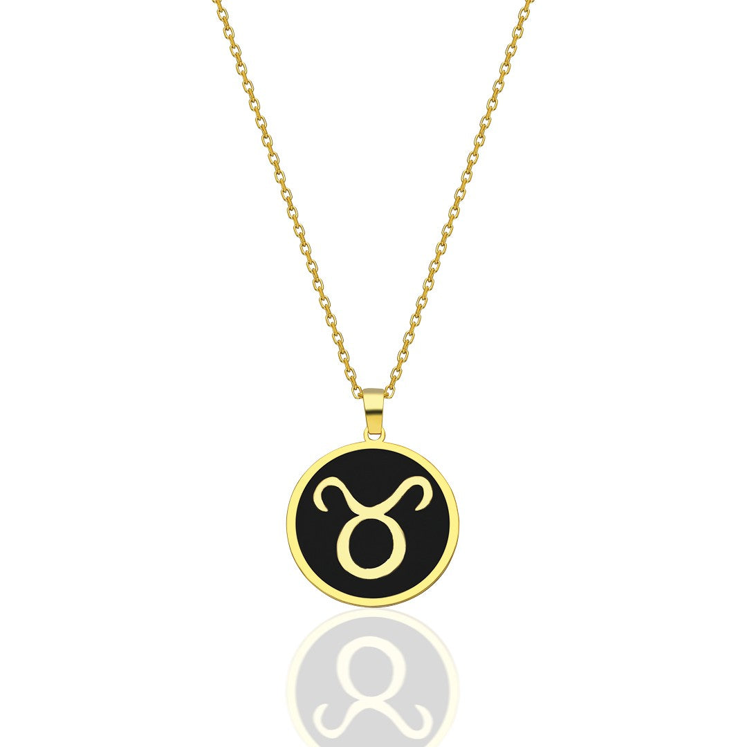 Colorful Taurus Horoscope Necklace