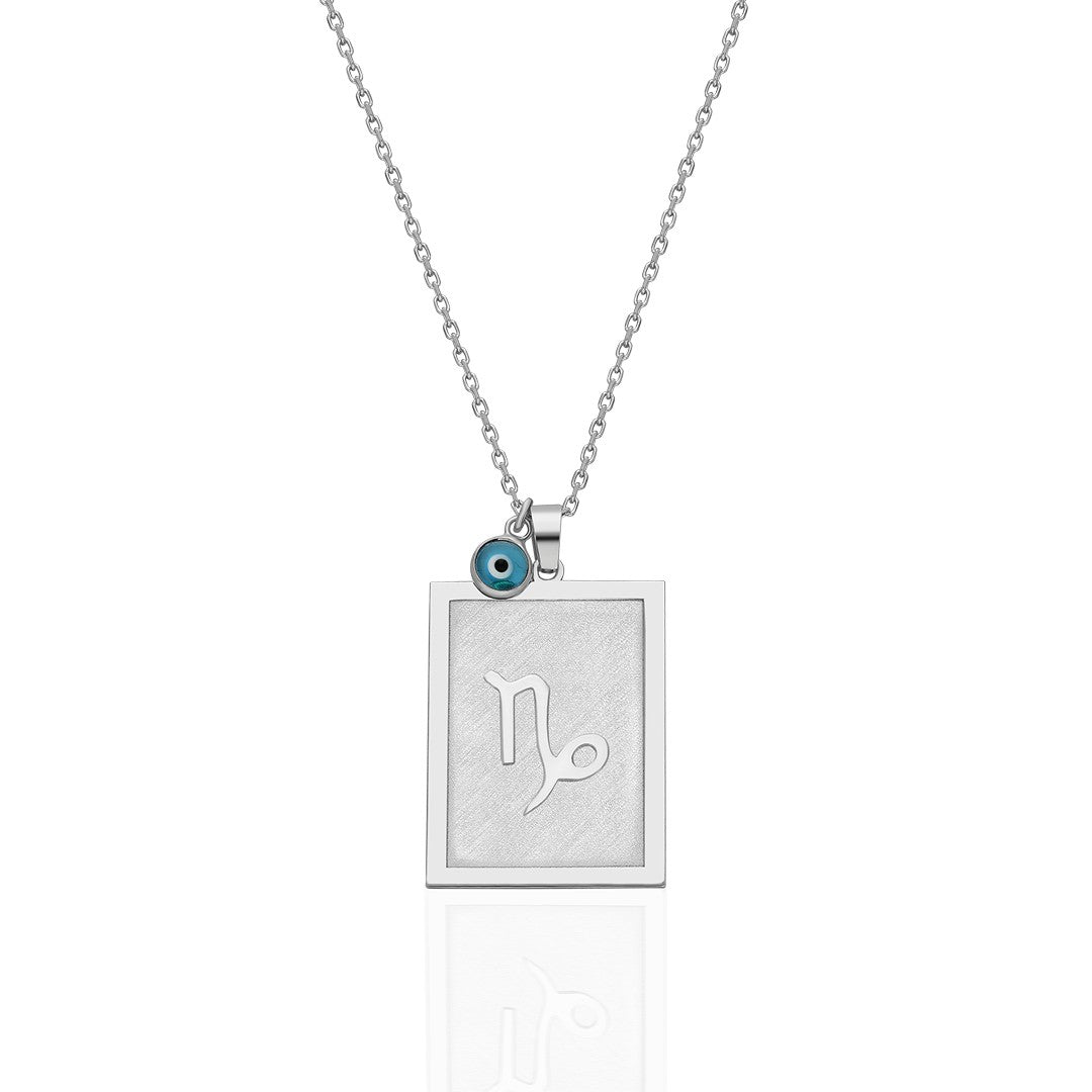 Evil Eye Capricorn Horoscope Necklace