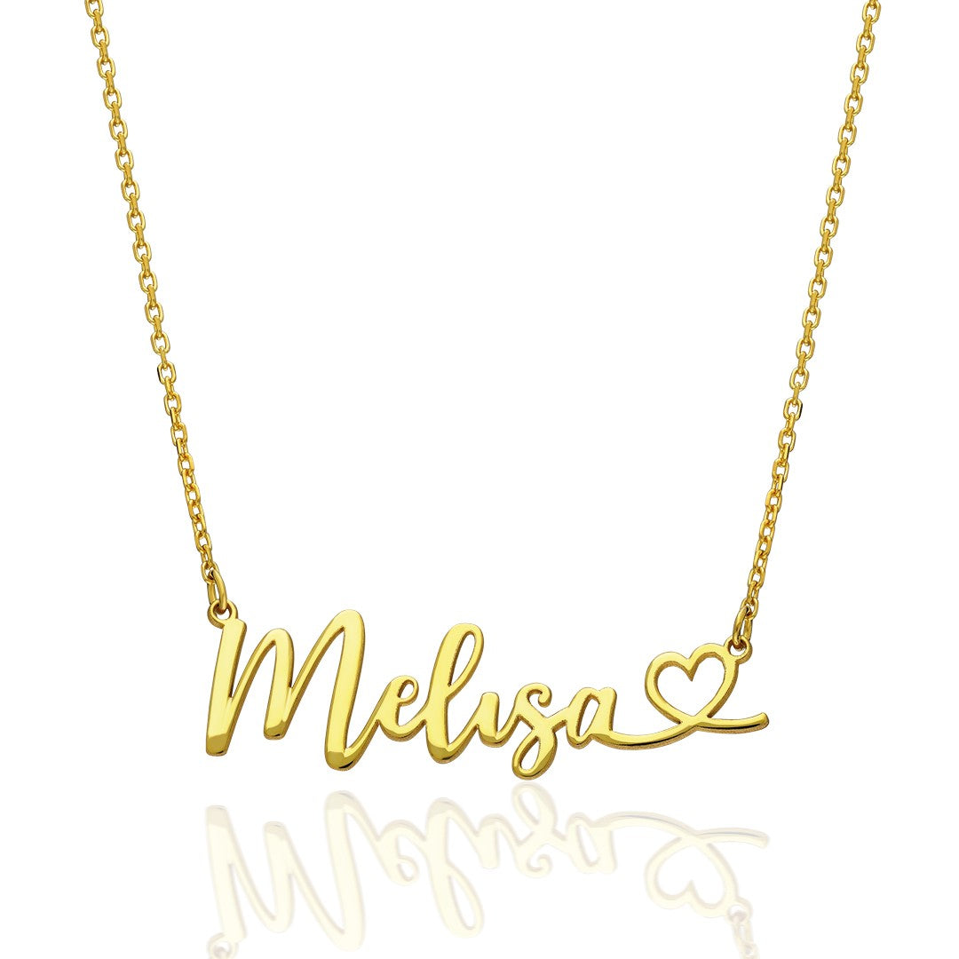 Name Necklace - Special Name Necklace with Heart