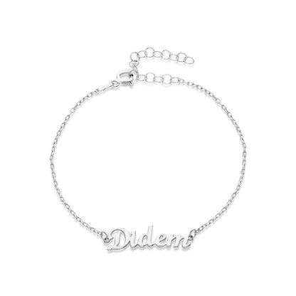 Name Bracelet - Simple Chain Bracelet Named