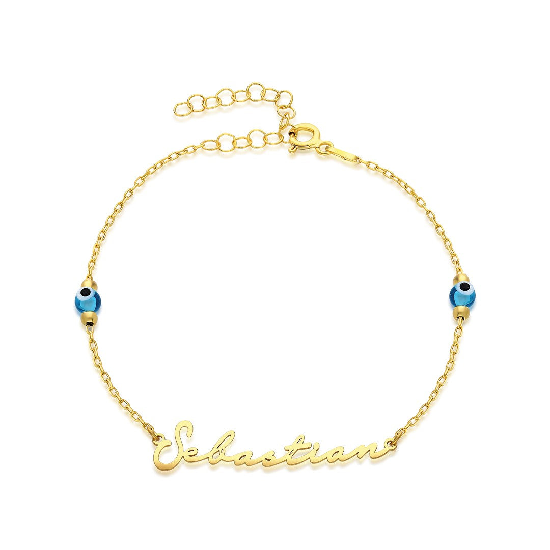 Name Bracelet - Evil Eye Name Bracelet