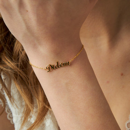 Name Bracelet - Simple Chain Bracelet Named