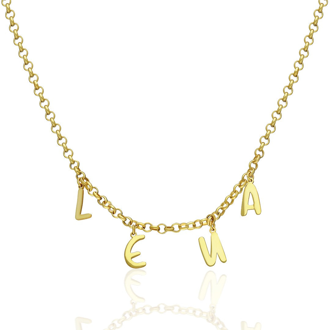 Name Necklace - Name Necklace with 4 Letters