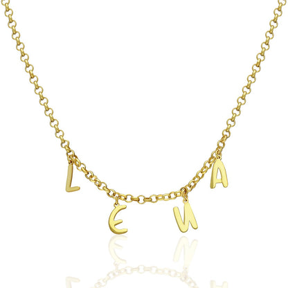 Name Necklace - Name Necklace with 4 Letters