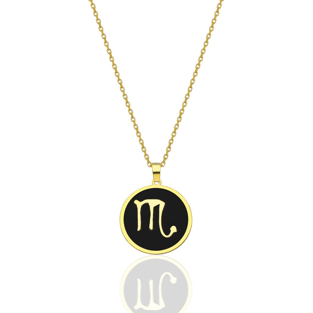 Colorful Scorpio Horoscope Necklace