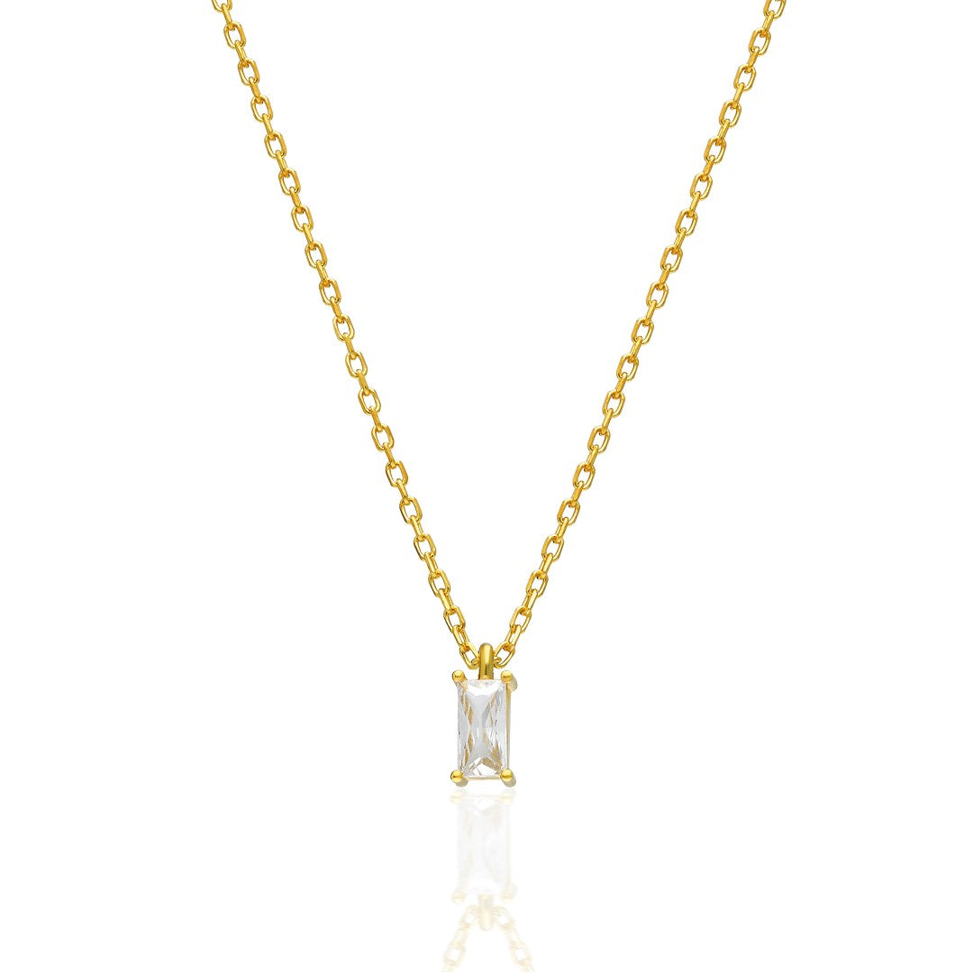 Diamant Passion Baguette Halskette