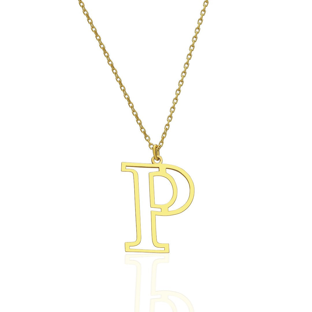 Name Necklace - Letter Necklace without Stones