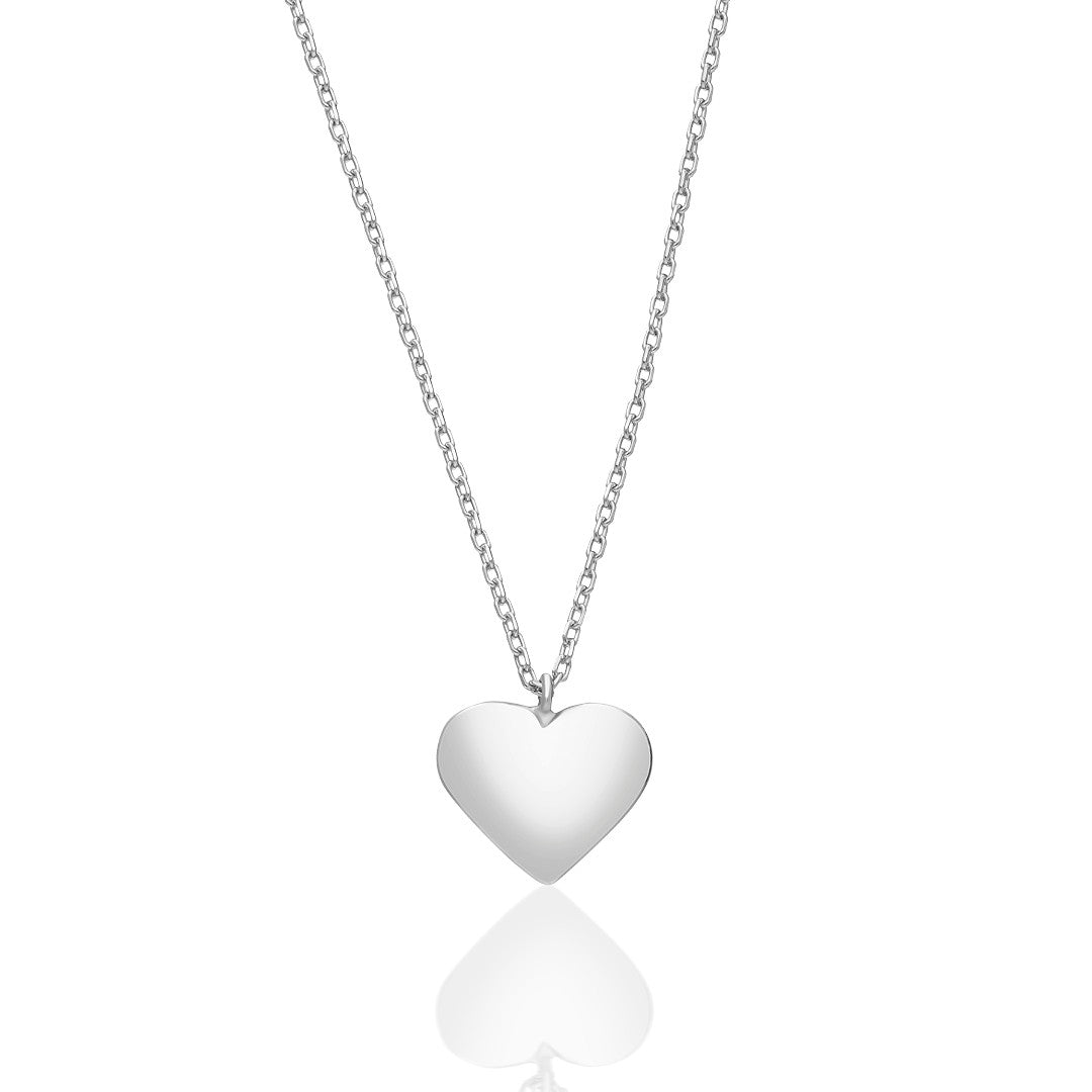 Plate Heart Necklace