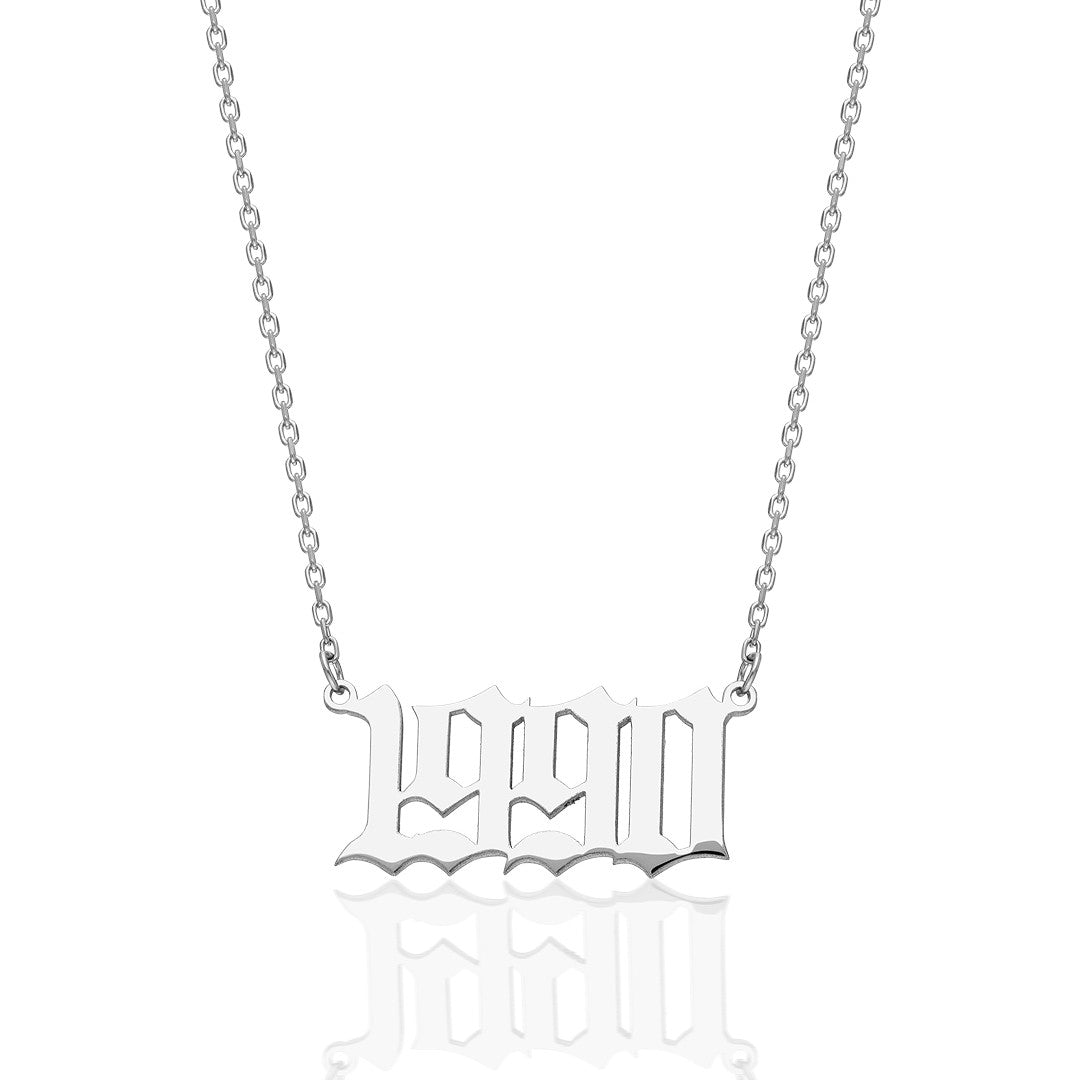 name necklace - year necklace