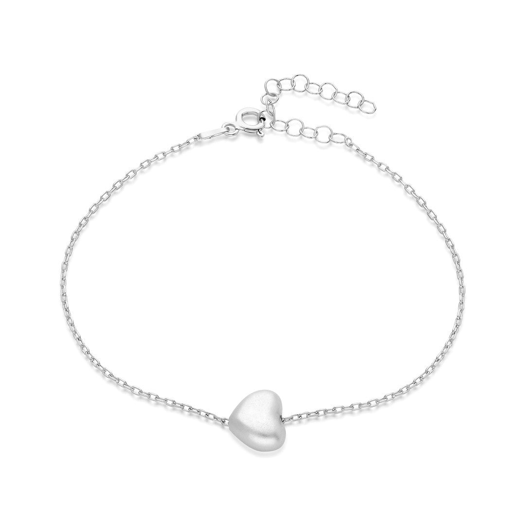 White heart bracelet